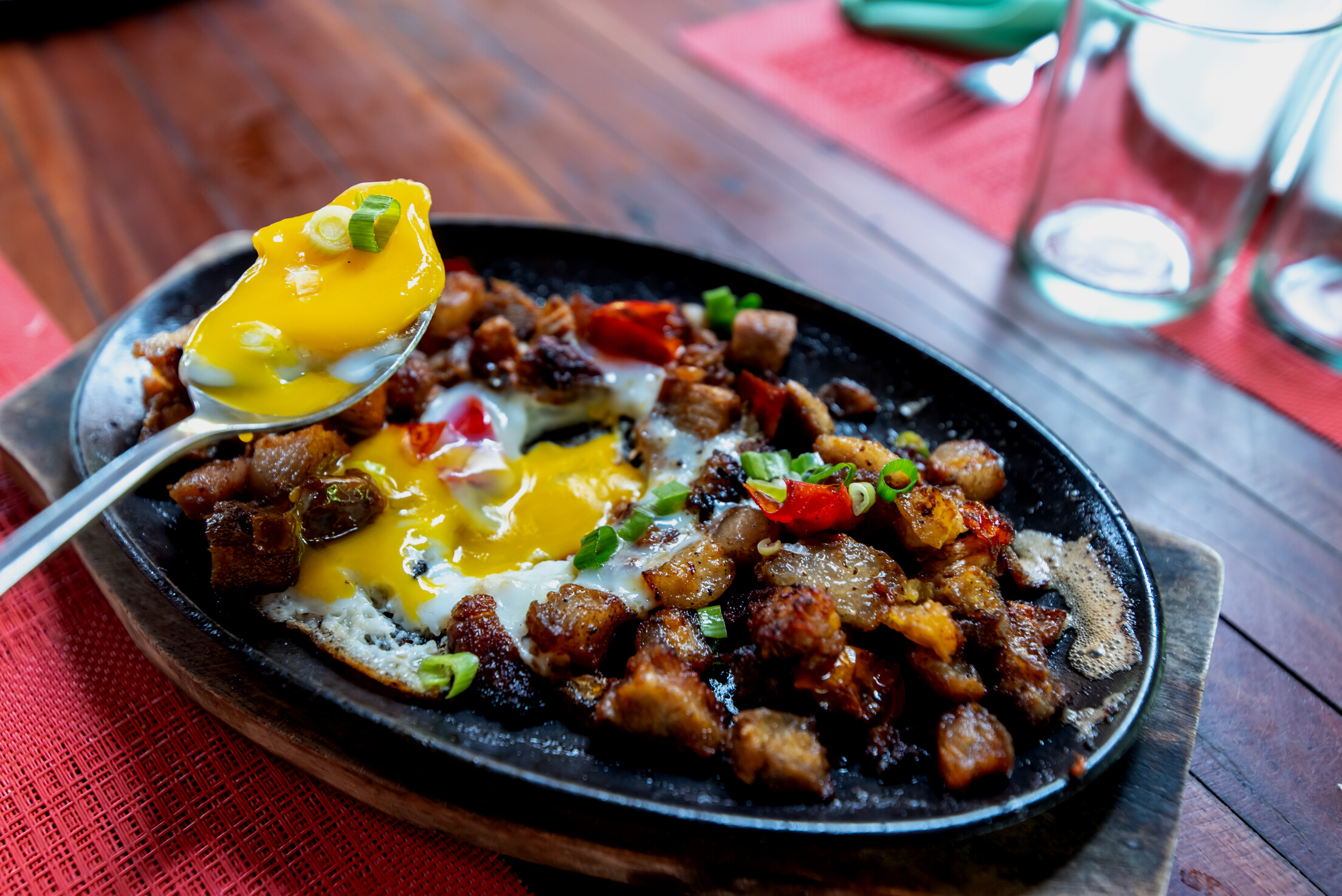 Popular Filipion dish - pork sisig