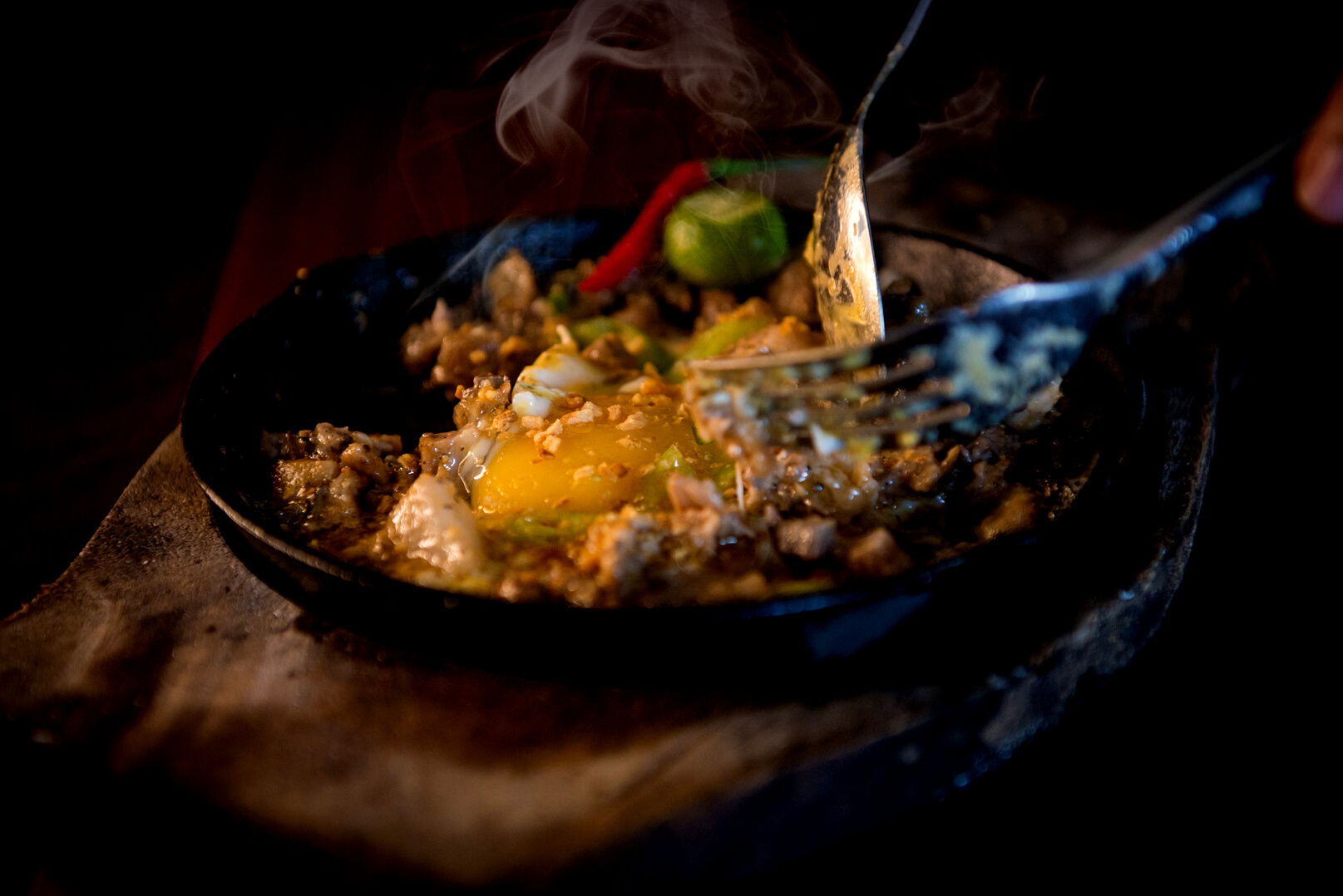 Sizzling Tapa Food